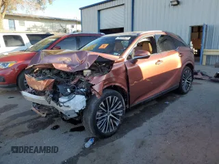 2023 Lexus RX with VIN 2T2BAMBA0PC007755, listed as a Copart auction lot 70259823 with 0 mi miles. Bid and sale history available at carsss.com. Image 1.