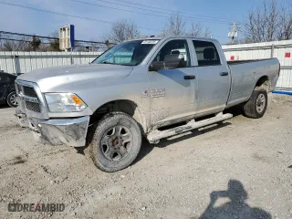 2015 Ram 3500 Tradesman with VIN 3C63R3GL4FG703407, listed as a Copart auction lot 48146235 with 183,849 mi miles and Salvage Title. Bid and sale history available at carsss.com. Image 1.
