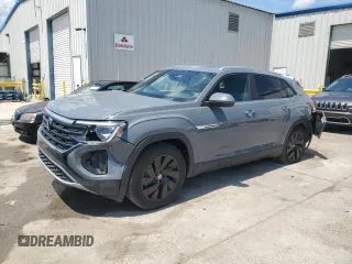 2025 Volkswagen Atlas SE z VIN 1V2KE2CA4SC203130, wystawiony jako Copart lot #54195835 z przebiegiem 20 mil mil oraz Szkody całkowita. Historia ofert i sprzedaży dostępna na DreamBid. Obrazek 1.