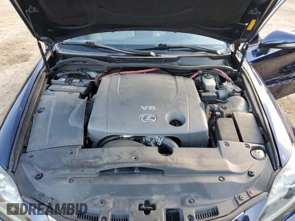 2013 Lexus IS 250 with VIN JTHBF5C25D5187793, listed as a Copart auction lot 81183674 with 123,316 mi miles and Salvage Title. Bid and sale history available at DreamBid. Image 11.