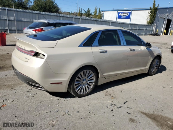 2014 Lincoln MKZ with VIN 3LN6L2G91ER822276, listed as a Copart auction lot 88405855 with 74,759 mi miles and Salvage Title. Bid and sale history available at carsss.com. Image 3.