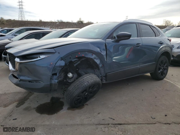 2022 Mazda CX-30 2.5 S Carbon Edition with VIN 3MVDMBCL1NM430355, listed as a Copart auction lot 79948354 with 39,623 mi miles and Salvage Title. Bid and sale history available at carsss.com. Image 1.