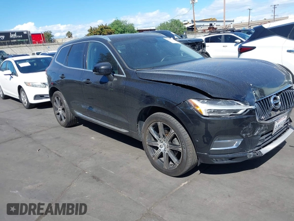 2019 Volvo XC60 Inscription with VIN LYV102RL5KB298774, listed as a IAAI auction lot 41910122 with 86,132 mi miles and . Bid and sale history available at DreamBid. Image 1.