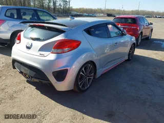 2016 Hyundai Veloster Turbo with VIN KMHTC6AE1GU254168, listed as a IAAI auction lot 42003625 with 92,868 mi miles. Bid and sale history available at carsss.com. Image 4.