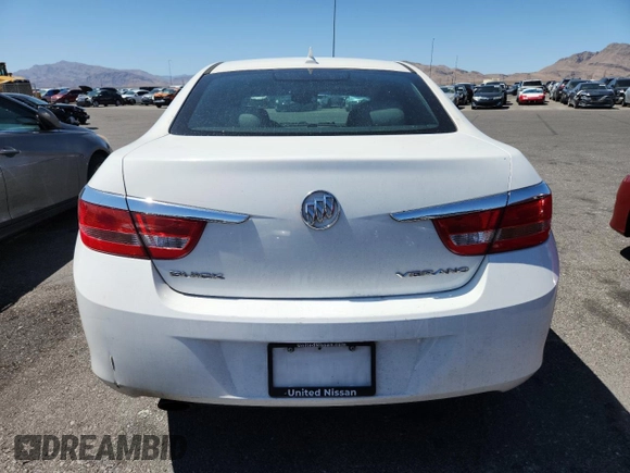 2012 Buick Verano with VIN 1G4PP5SK8C4198700, listed as a Copart auction lot 61338625 with 126,663 mi miles and Salvage title. Bid and sale history available at DreamBid. Image 6.