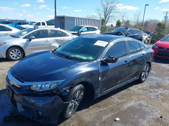 2017 Honda Civic Sedan EX-L with VIN 19XFC1F71HE029540, listed as a IAAI auction lot 41878037 with 82,064 mi miles. Bid and sale history available at carsss.com. Image 18.