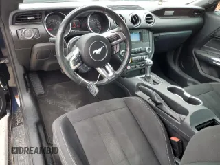 2021 Ford Mustang EcoBoost with VIN 1FA6P8TH7M5111908, listed as a Copart auction lot 59636085 with 57,667 mi miles and Salvage title. Bid and sale history available at DreamBid. Image 8.