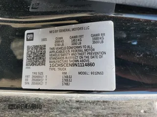 2022 Chevrolet Colorado 2WD LT with VIN 1GCHSCEN9N1114860, listed as a Copart auction lot 65295715 with 47,589 mi miles and Salvage title. Bid and sale history available at DreamBid. Image 12.