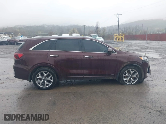 2019 Kia Sorento SX V6 with VIN 5XYPKDA57KG533275, listed as a IAAI auction lot 41964458 with 75,346 mi miles. Bid and sale history available at carsss.com. Image 14.