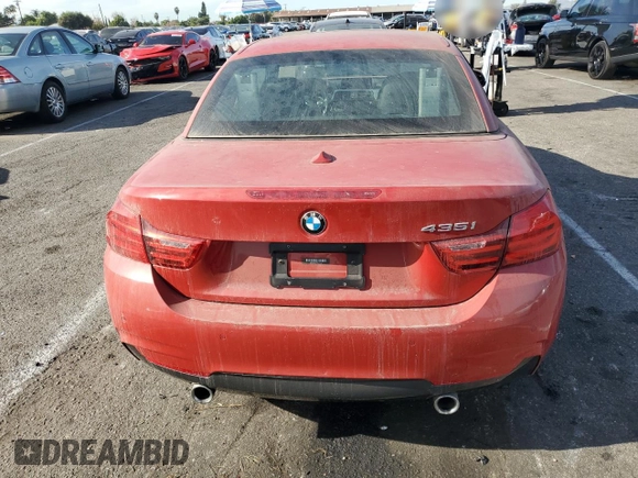 2016 BMW 4 Series 435i z VIN WBA3T3C57G5A41364, wystawiony jako Copart lot #85816774 z przebiegiem 23 994 mil mil oraz Szkoda całkowita • Salvage title. Historia ofert i sprzedaży dostępna na DreamBid. Obrazek 6.