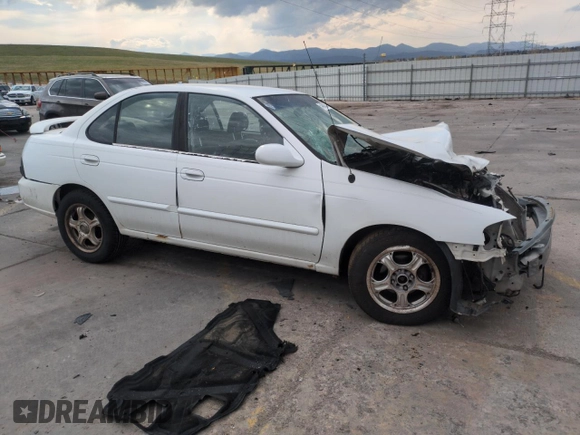 2003 Nissan Sentra XE with VIN 3N1CB51D23L784763, listed as a Copart auction lot 54683005 with Not Provided miles and Salvage Title. Bid and sale history available at DreamBid. Image 4.