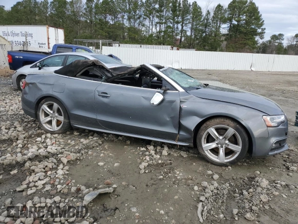2016 Audi A5 Premium Plus with VIN WAUM2AFH4GN009521, listed as a Copart auction lot 50829865 with 111,379 mi miles and Salvage Title. Bid and sale history available at carsss.com. Image 4.