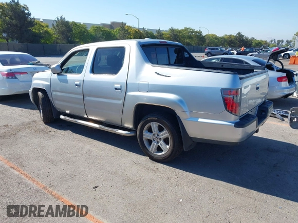 2012 Honda Ridgeline RTL with VIN 5FPYK1F56CB457687, listed as a IAAI auction lot 42582331 with 96,357 mi miles and . Bid and sale history available at DreamBid. Image 3.