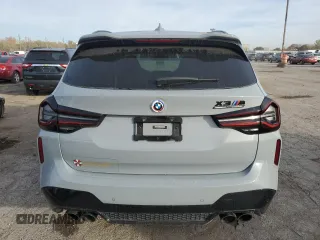 2022 BMW X3 M with VIN 5YM13EC01N9N34588, listed as a Copart auction lot 76460514 with 35,021 mi miles and Salvage Title. Bid and sale history available at carsss.com. Image 6.