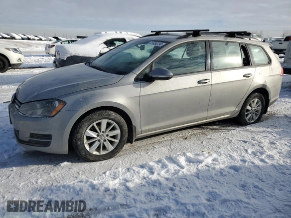 2015 Volkswagen Golf SportWagen S with VIN 3VWA17AU1FM505365, listed as a Copart auction lot 81634734 with 173,166 mi miles and Salvage Title. Bid and sale history available at carsss.com. Image 1.