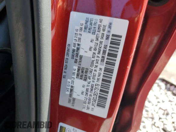 2014 Mazda 5 Touring with VIN JM1CW2CL0E0173179, listed as a Copart auction lot 46311875 with 101,710 mi miles and Salvage Title. Bid and sale history available at carsss.com. Image 15.