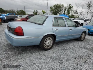 2009 Mercury Grand Marquis LS with VIN 2MEHM75V39X625512, listed as a Copart auction lot 52104375 with 32,521 mi miles and Salvage Title. Bid and sale history available at carsss.com. Image 3.