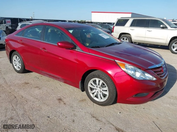 2011 Hyundai Sonata GLS with VIN 5NPEB4ACXBH143916, listed as a IAAI auction lot 42020249 with 120,731 mi miles. Bid and sale history available at carsss.com. Image 1.