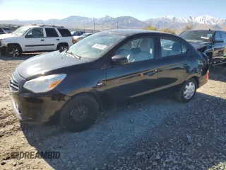 2018 Mitsubishi Mirage ES z VIN ML32F3FJ6JHF14498, wystawiony jako Copart lot #79870854 z przebiegiem 98 713 mil mil oraz Szkoda całkowita • Salvage title. Historia ofert i sprzedaży dostępna na DreamBid. Obrazek 1.