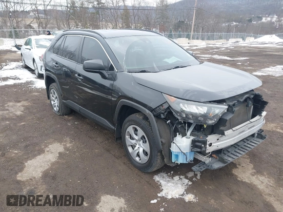 2019 Toyota RAV4 LE with VIN JTMF1RFV7KJ005465, listed as a IAAI auction lot 41559270 with 111,918 mi miles. Bid and sale history available at carsss.com. Image 1.