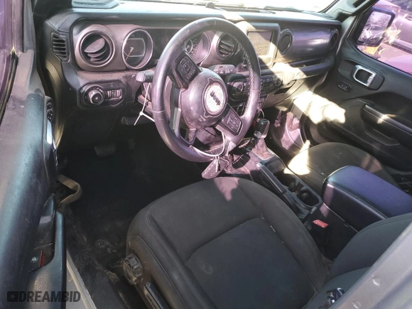 2019 Jeep Wrangler Unlimited Sport S with VIN 1C4HJXDG0KW577711, listed as a Copart auction lot 43161505 with 93,581 mi miles and Clean Title. Bid and sale history available at carsss.com. Image 8.