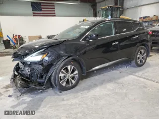 2021 Nissan Murano S with VIN 5N1AZ2AS2MC134076, listed as a Copart auction lot 41915535 with 39,654 mi miles and Salvage Title. Bid and sale history available at carsss.com. Image 1.