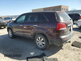 2012 Kia Sorento LX with VIN 5XYKT3A15CG288024, listed as a Copart auction lot 48458575 with 110,643 mi miles and Salvage Title. Bid and sale history available at carsss.com. Image 2.