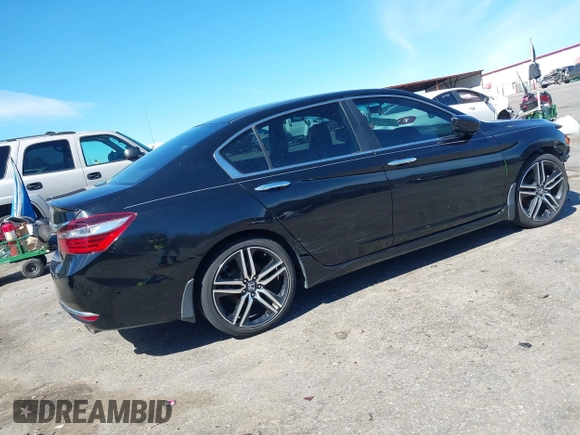 2016 Honda Accord Sport z VIN 1HGCR2F59GA111735, wystawiony jako IAAI lot #41669071 z przebiegiem 108 082 mil mil oraz . Historia ofert i sprzedaży dostępna na DreamBid. Obrazek 4.