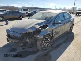 2023 Kia Forte LXS with VIN 3KPF24AD8PE663993, listed as a Copart auction lot 89113215 with 22,463 mi miles and Salvage Title. Bid and sale history available at carsss.com. Image 1.