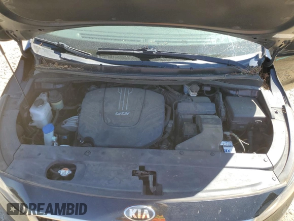 2017 Kia Sedona LX with VIN KNDMB5C16H6319926, listed as a Copart auction lot 53259925 with 107,398 mi miles and Salvage Title. Bid and sale history available at DreamBid. Image 12.