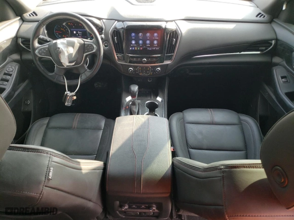 2022 Chevrolet Traverse RS with VIN 1GNERJKW9NJ136221, listed as a Copart auction lot 83496934 with 61,538 mi miles and Salvage Title. Bid and sale history available at carsss.com. Image 8.