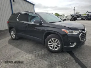 2021 Chevrolet Traverse LT Cloth z VIN 1GNEVGKW0MJ200126, wystawiony jako Copart lot #57450295 z przebiegiem 44 336 mil mil oraz Szkoda całkowita • Salvage title. Historia ofert i sprzedaży dostępna na DreamBid. Obrazek 4.