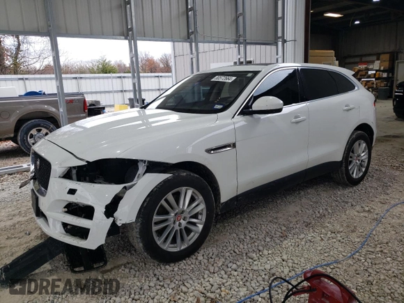2020 Jaguar F-Pace 30t Prestige with VIN SADCK2GX0LA634806, listed as a Copart auction lot 80572664 with 66,625 mi miles and Salvage Title. Bid and sale history available at DreamBid. Image 1.