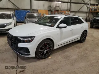 2022 Audi SQ8 Premium Plus with VIN WA1AWBF1XND020524, listed as a Copart auction lot 41291664 with 32,397 mi miles and . Bid and sale history available at DreamBid. Image 1.