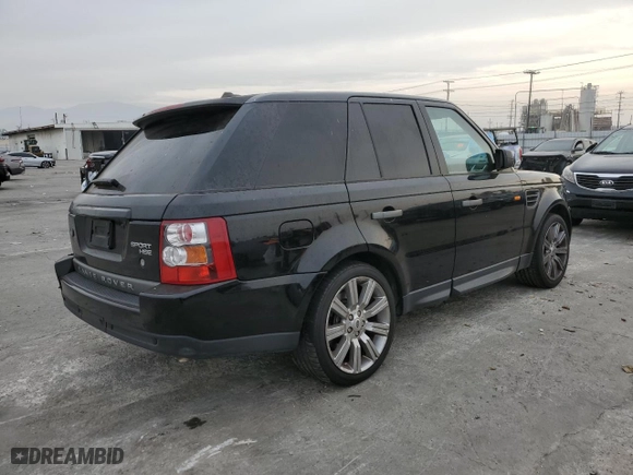 2008 Land Rover Range Rover Sport HSE with VIN SALSK25498A144557, listed as a Copart auction lot 86212534 with 97,791 mi miles and Salvage Title. Bid and sale history available at carsss.com. Image 3.