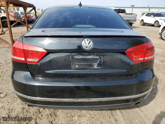 2013 Volkswagen Passat SEL Premium with VIN 1VWCM7A3XDC036735, listed as a Copart auction lot 43351155 with 155,944 mi miles and Salvage Title. Bid and sale history available at carsss.com. Image 6.