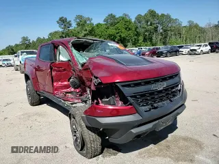 2020 Chevrolet Colorado 4WD ZR2 with VIN 1GCGTEENXL1201197, listed as a Copart auction lot 53338745 with Not provided miles and Salvage title. Bid and sale history available at DreamBid. Image 10.