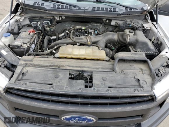 2019 Ford F-150 XL with VIN 1FTEX1EP6KFB12895, listed as a Copart auction lot 50628045 with 155,560 mi miles and Clean Title. Bid and sale history available at DreamBid. Image 11.