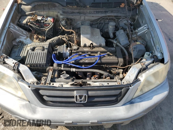 2001 Honda CR-V LX with VIN JHLRD174X1C001721, listed as a Copart auction lot 49650405 with 296,014 mi miles and Salvage Title. Bid and sale history available at carsss.com. Image 12.