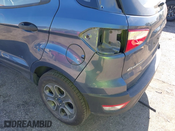 2021 Ford EcoSport S with VIN MAJ3S2FE8MC448292, listed as a IAAI auction lot 42053334 with 47,418 mi miles and . Bid and sale history available at DreamBid. Image 6.