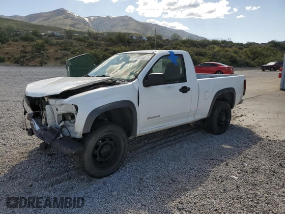 2005 Chevrolet Colorado Z85 with VIN 1GCDT146458249021, listed as a Copart auction lot 56064615 with 203,973 mi miles and Salvage title. Bid and sale history available at DreamBid. Image 1.