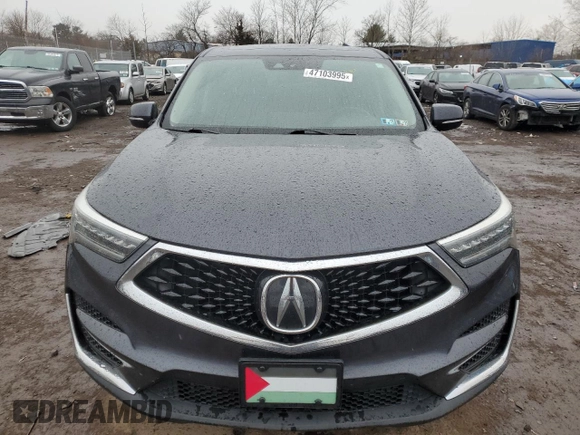 2019 Acura RDX with VIN 5J8TC2H35KL015854, listed as a Copart auction lot 47103995 with 93,090 mi miles and Salvage title. Bid and sale history available at DreamBid. Image 5.