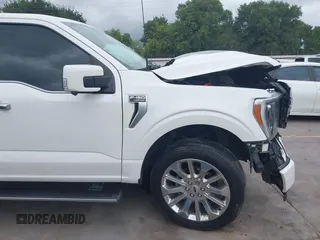2021 Ford F-150 XL with VIN 1FTFW1E8XMFA69505, listed as a IAAI auction lot 42446323 with 58,214 mi miles and . Bid and sale history available at DreamBid. Image 17.