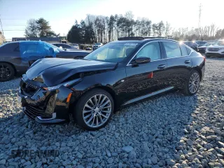 2022 Cadillac CT5 Premium Luxury z VIN 1G6DT5RK4N0136202, wystawiony jako Copart lot #56398305 z przebiegiem 20 300 mil mil oraz Szkody całkowita. Historia ofert i sprzedaży dostępna na DreamBid. Obrazek 1.