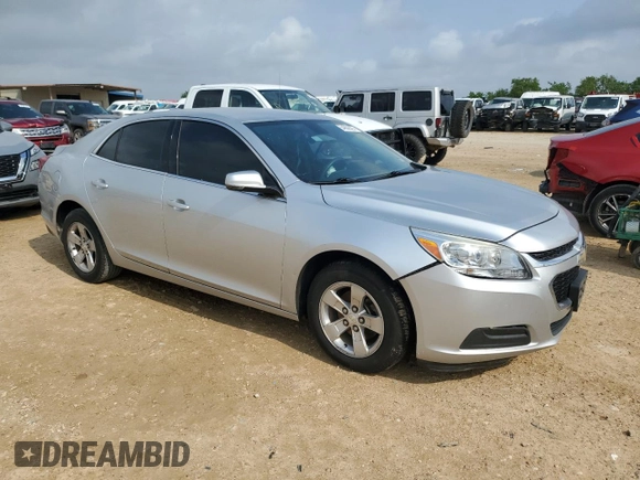2016 Chevrolet Malibu LT with VIN 1G11C5SAXGF155878, listed as a Copart auction lot 54609025 with 171,837 mi miles and Salvage Title. Bid and sale history available at DreamBid. Image 4.