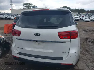 2021 Kia Sedona EX with VIN KNDMB5C11M6671063, listed as a IAAI auction lot 41707868 with 130,891 mi miles. Bid and sale history available at carsss.com. Image 16.