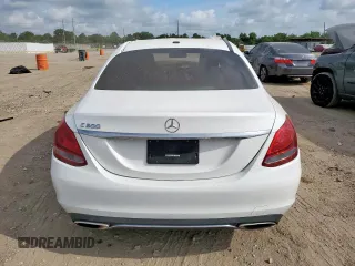2018 Mercedes-Benz C 300 with VIN 55SWF4JB7JU269131, listed as a Copart auction lot 58017525 with 66,755 mi miles and Salvage title. Bid and sale history available at DreamBid. Image 6.