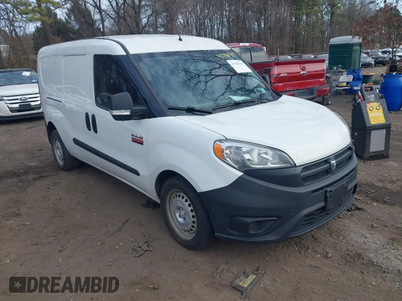 2018 Ram ProMaster City Cargo Van Tradesman with VIN ZFBERFAB7J6L67879, listed as a IAAI auction lot 41786319 with 216,967 mi miles. Bid and sale history available at carsss.com. Image 1.