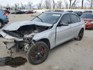 2017 BMW 3 Series 340i xDrive with VIN WBA8B7C31HA190096, listed as a Copart auction lot 82224424 with 89,531 mi miles and Salvage Title. Bid and sale history available at carsss.com. Image 1.