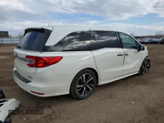 2018 Honda Odyssey Touring with VIN 5FNRL6H89JB505436, listed as a Copart auction lot 49067375 with 173,693 mi miles and Salvage Title. Bid and sale history available at carsss.com. Image 3.
